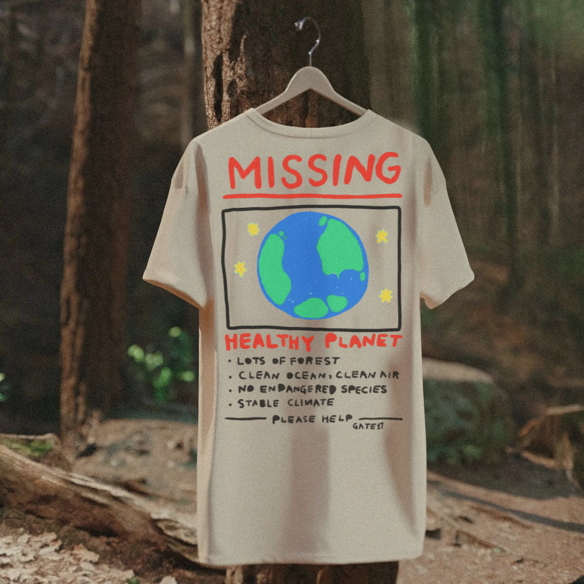 CAMISETA MISSING PLANET