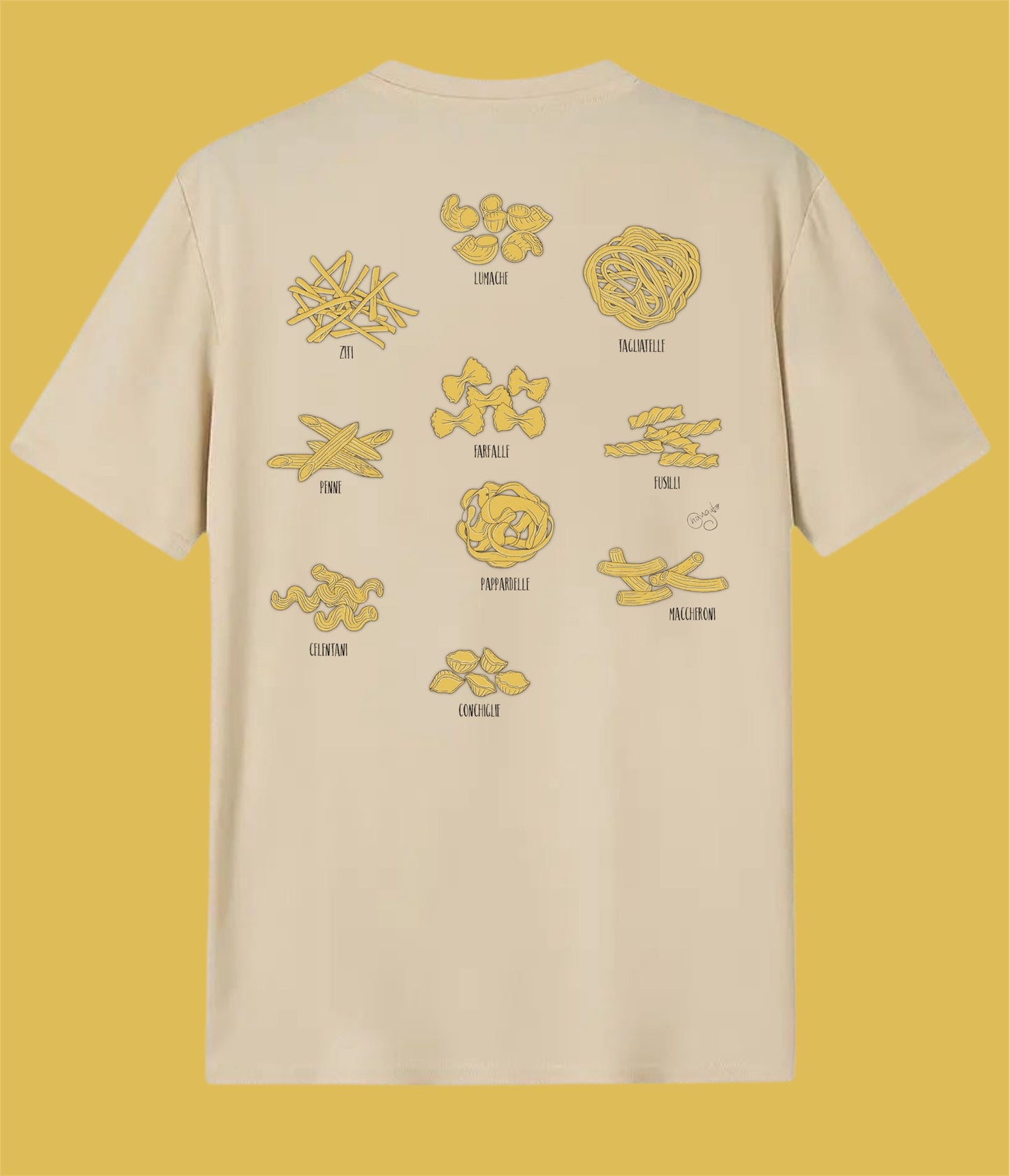 CAMISETA PASTA