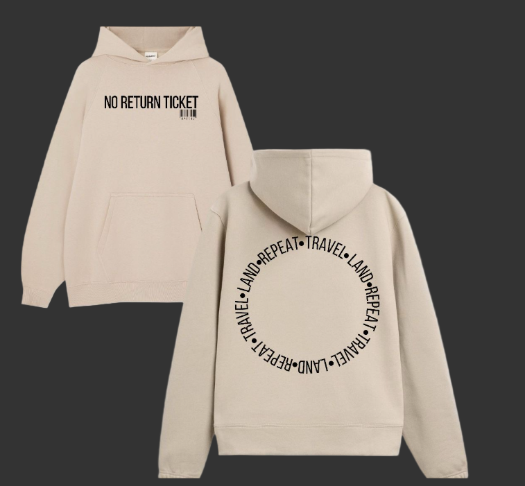 SUDADERA NO RETURN TICKET