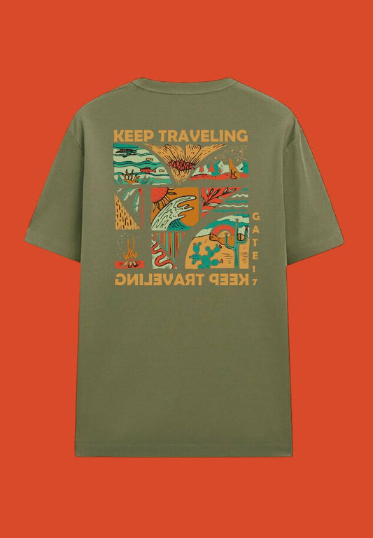 CAMISETA KEEP TRAVELING